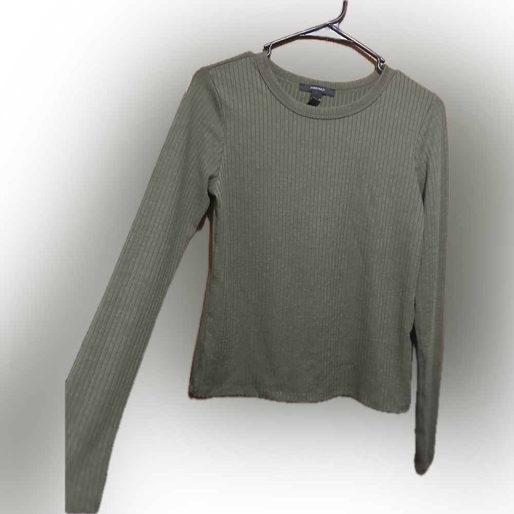 🌲 Forever 21 Ribbed Long Sleeve Shirt  🌲